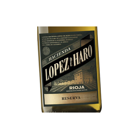 HACIENDA LÓPEZ DE HARO Reserva Blanco 2018 - DO Rioja