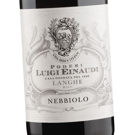 LUIGI EINAUDI Langue Nebbiolo 2023. Piamonte, Italia.