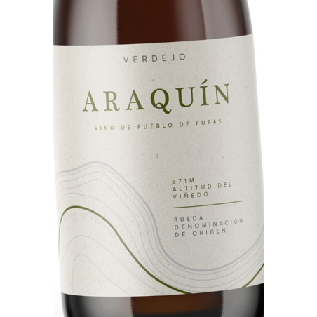 Vino ARAQUÍN Verdejo 2024. Venta Online. D.O. Rueda.