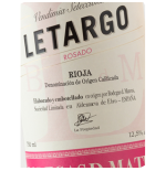 Vino LETARGO Rosado 2024. Venta Online. D. O. Ca. Rioja