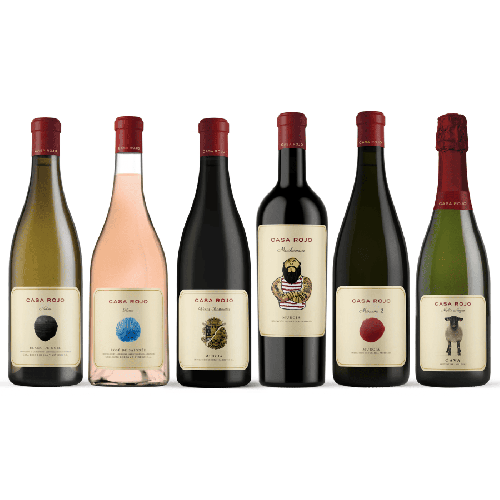 Comprar vino ESTUCHE CASA ROJO El Mediterráneo.