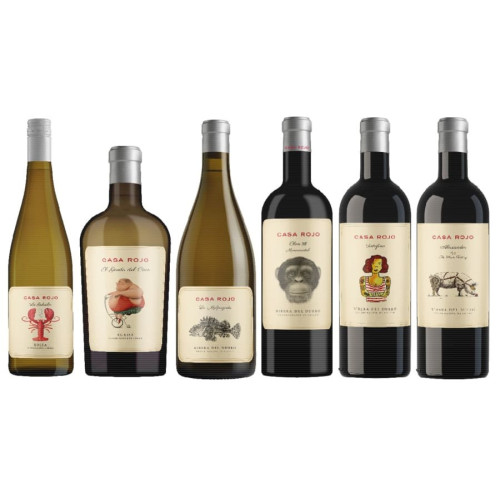 Comprar vino ESTUCHE CASA ROJO La Ribera del Duero (6 bot.)