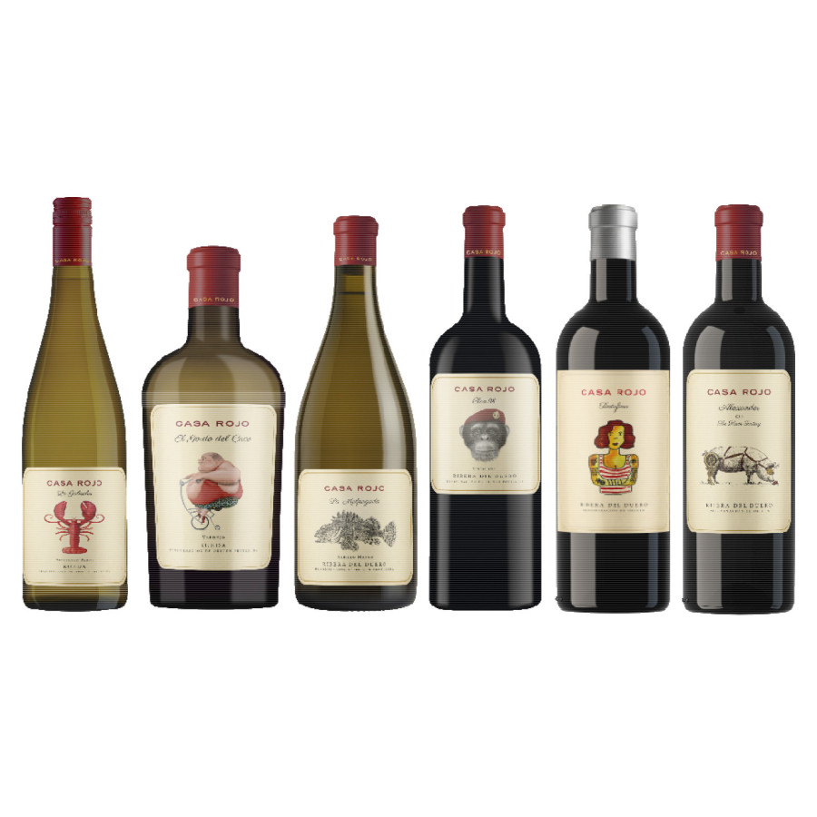 Comprar vino ESTUCHE CASA ROJO La Ribera del Duero (6 bot.)