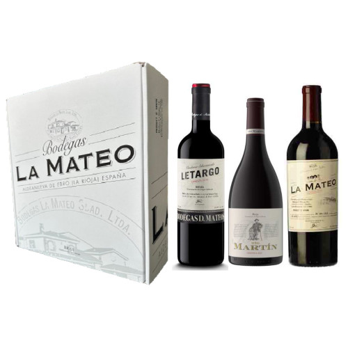 ESTUCHE LA MATEO Crianzas (3 bot.)  - D.O.  Rioja