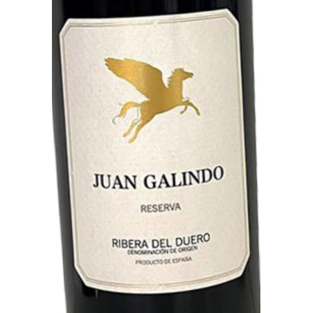 Vino JUAN GALINDO Reserva 2015  D.O. Ribera del Duero.