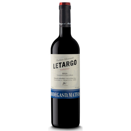 Vino LETARGO Tempranillo 2024. Venta Online. D. O. Ca. Rioja