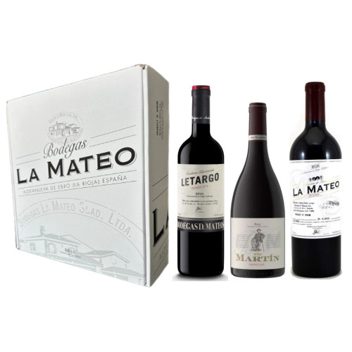 ESTUCHE LA MATEO Crianzas (3 bot.)  - D.O.  Rioja