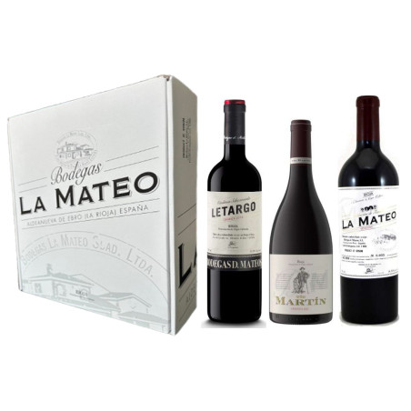ESTUCHE LA MATEO Crianzas (3 bot.)  - D.O.  Rioja