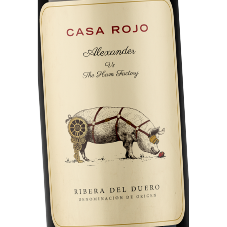 Comprar vino ALEXANDER Vs. The Ham Factory Reserva 2021. D.O. Ribera del Duero