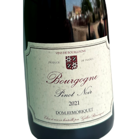 DOMAINE REMORIQUET BORGOÑA Pinot Noir 2021 - Borgoña