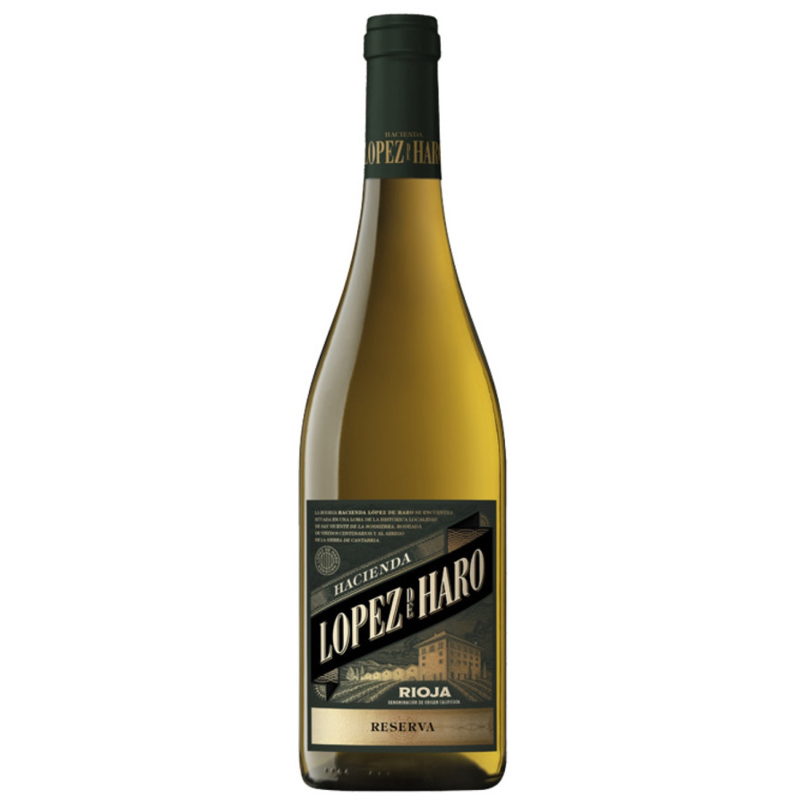 HACIENDA LÓPEZ DE HARO Reserva Blanco 2018 - DO Rioja