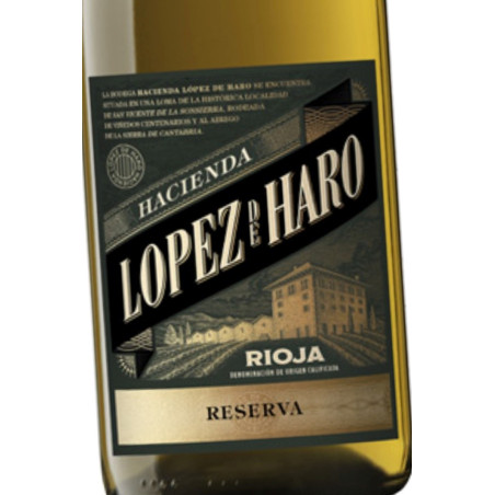 HACIENDA LÓPEZ DE HARO Reserva Blanco 2018 - DO Rioja