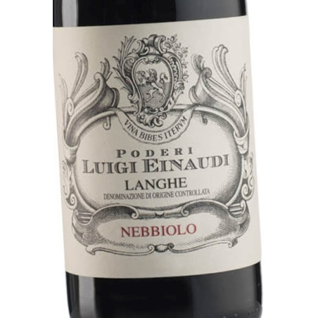LUIGI EINAUDI Langue Nebbiolo 2023. Piamonte, Italia.
