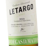 Vino LETARGO Blanco 2025. Venta Online. D. O. Ca. Rioja